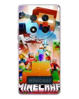 Чохол для Huawei Honor Magic 7 Lite з картинкою «Minecraft герої гри»