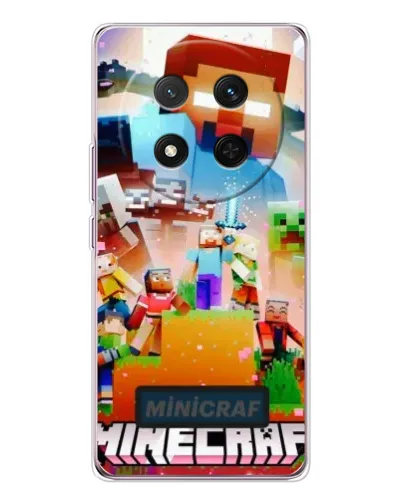 Чехол для Huawei Honor Magic 7 Lite с картинкой «Minecraft герои игры» Чехол для Huawei Honor Magic 7 Lite с картинкой «Minecraft герои игры»