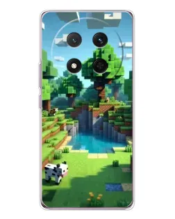 Чехол для Huawei Honor Magic 7 Lite с картинкой «Minecraft летний день»