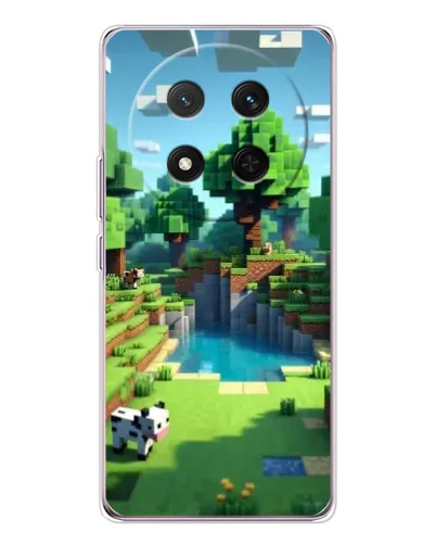 Чехол для Huawei Honor Magic 7 Lite с картинкой «Minecraft летний день» Чехол для Huawei Honor Magic 7 Lite с картинкой «Minecraft летний день»