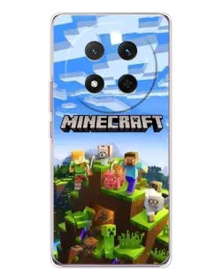 Чехол для Huawei Honor Magic 7 Lite с картинкой «Minecraft классический мир»
