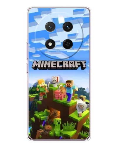 Чехол для Huawei Honor Magic 7 Lite с картинкой «Minecraft классический мир» Чехол для Huawei Honor Magic 7 Lite с картинкой «Minecraft классический мир»
