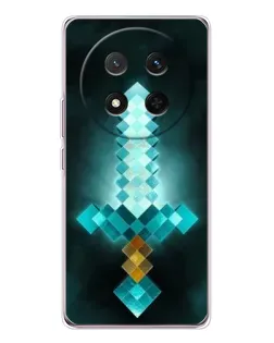 Чехол для Huawei Honor Magic 7 Lite с картинкой «Алмазный меч неон»