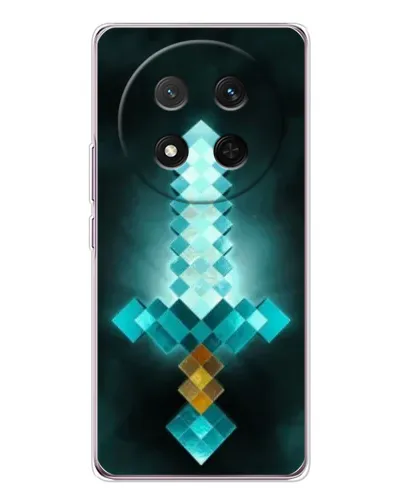 Чехол для Huawei Honor Magic 7 Lite с картинкой «Алмазный меч неон» Чехол для Huawei Honor Magic 7 Lite с картинкой «Алмазный меч неон»