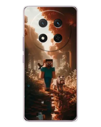 Чехол для Huawei Honor Magic 7 Lite с картинкой «Стив в лесу» Чехол для Huawei Honor Magic 7 Lite с картинкой «Стив в лесу»