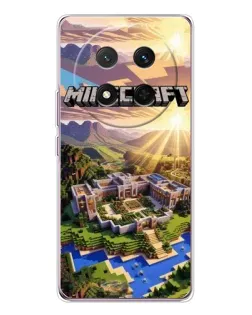 Чехол для Huawei Honor Magic 7 Lite с картинкой «Minecraft панорама»
