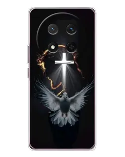 Чехол для Huawei Honor Magic 7 Lite с картинкой «Голубь и Свет»
