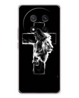 Чехол для Huawei Honor Magic 7 Lite с картинкой «Сияющий крест Jesus»