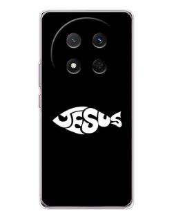 Чехол для Huawei Honor Magic 7 Lite с картинкой «Рыба Jesus»