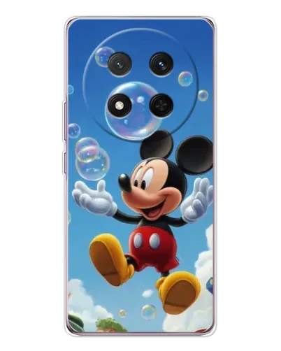 Чехол для Huawei Honor Magic 7 Lite с картинкой «Mickey и мыльные пузыри»