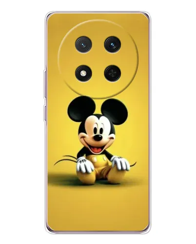 Чехол для Huawei Honor Magic 7 Lite с картинкой «Микки на желтом»