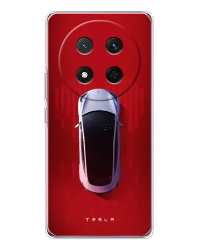 Чехол для Huawei Honor Magic 7 Lite с картинкой «Tesla Top View»