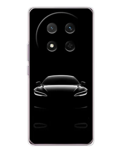 Чехол для Huawei Honor Magic 7 Lite с картинкой «Силуэт Tesla Night»