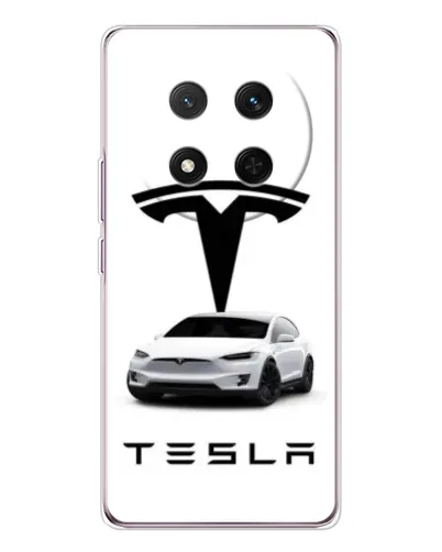 Чехол для Huawei Honor Magic 7 Lite с картинкой «Tesla White Style»
