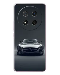 Чехол для Huawei Honor Magic 7 Lite с картинкой «Mercedes на черном»