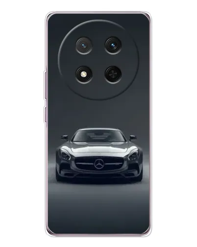Чехол для Huawei Honor Magic 7 Lite с картинкой «Mercedes на черном»