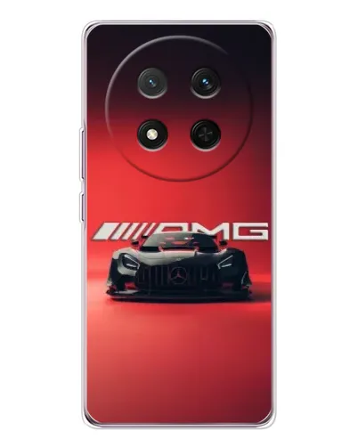 Чехол для Huawei Honor Magic 7 Lite с картинкой «Mercedes AMG — красная линия»