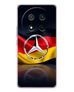 Чехол для Huawei Honor Magic 7 Lite с картинкой «Mercedes — флаг Германии»