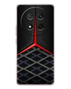 Чехол для Huawei Honor Magic 7 Lite с картинкой «Mercedes Carbon Grid»