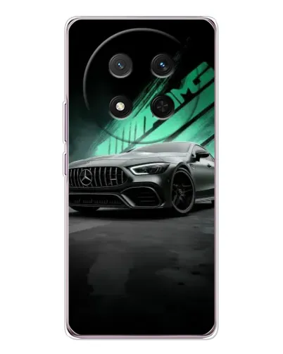 Чехол для Huawei Honor Magic 7 Lite с картинкой «Темный Mercedes AMG»