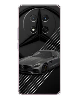 Чехол для Huawei Honor Magic 7 Lite с картинкой «Mercedes AMG — графика»