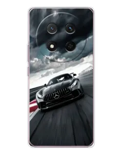 Чехол для Huawei Honor Magic 7 Lite с картинкой «Гоночный Mercedes AMG»