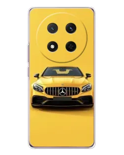 Чехол для Huawei Honor Magic 7 Lite с картинкой «Желтый Mercedes GT»