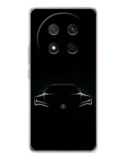 Чехол для Huawei Honor Magic 7 Lite с картинкой «Mercedes — силуэт авто» Чехол для Huawei Honor Magic 7 Lite с картинкой «Mercedes — силуэт авто»