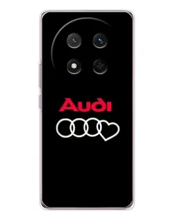 Чехол для Huawei Honor Magic 7 Lite с картинкой «Логотип Audi Heart»