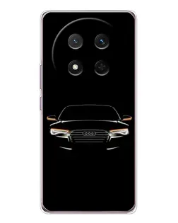 Чехол для Huawei Honor Magic 7 Lite с картинкой «Audi — ночной контур» Чехол для Huawei Honor Magic 7 Lite с картинкой «Audi — ночной контур»