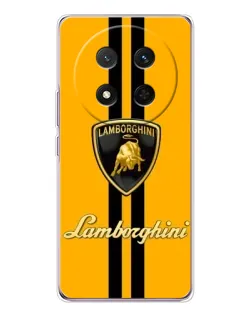 Чехол для Huawei Honor Magic 7 Lite с картинкой «Lamborghini Stripe желтый»
