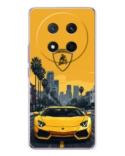Чехол для Huawei Honor Magic 7 Lite с картинкой «Желтый Lamborghini город» Чехол для Huawei Honor Magic 7 Lite с картинкой «Желтый Lamborghini город»