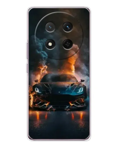 Чехол для Huawei Honor Magic 7 Lite с картинкой «Lamborghini дымная эстетика»