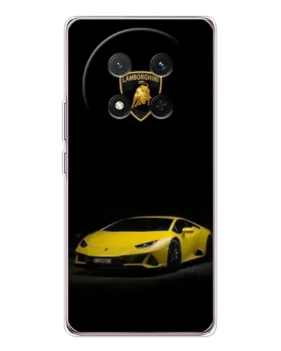 Чехол для Huawei Honor Magic 7 Lite с картинкой «Lamborghini желтый акцент»