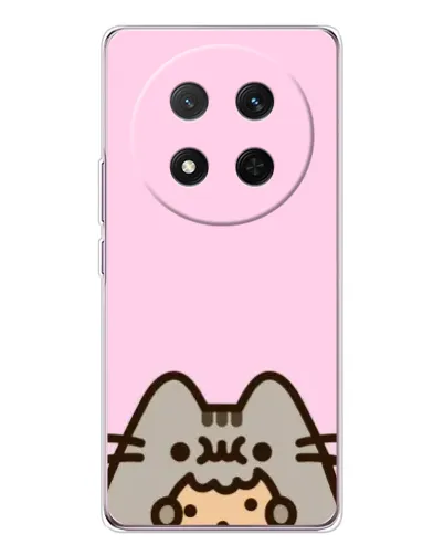 Чехол для Huawei Honor Magic 7 Lite с картинкой «Pusheen и печенье» Чехол для Huawei Honor Magic 7 Lite с картинкой «Pusheen и печенье»