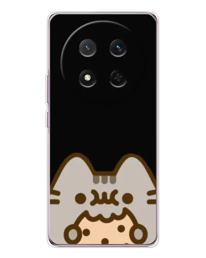 Чехол для Huawei Honor Magic 7 Lite с картинкой «Пушин на черном» Чехол для Huawei Honor Magic 7 Lite с картинкой «Пушин на черном»