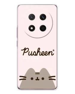 Чехол для Huawei Honor Magic 7 Lite с картинкой «Pusheen логотип»