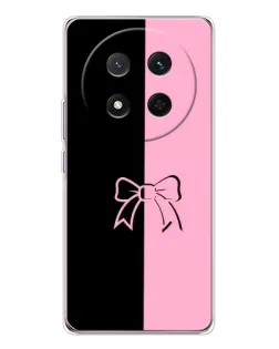 Чехол для Huawei Honor Magic 7 Lite с картинкой «Половинки банта»