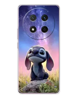 Чехол для Huawei Honor Magic 7 Lite с картинкой «Стич на рассвете»