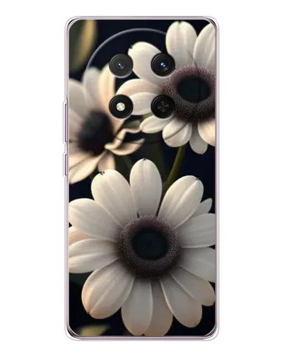 Чехол для Huawei Honor Magic 7 Lite с картинкой «Белые маргаритки макро»