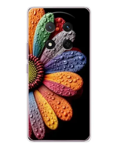 Чехол для Huawei Honor Magic 7 Lite с картинкой «Радужный цветок»