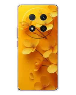 Чохол для Huawei Honor Magic 7 Lite з картинкою «Золоті пелюстки» Чохол для Huawei Honor Magic 7 Lite з картинкою «Золоті пелюстки»