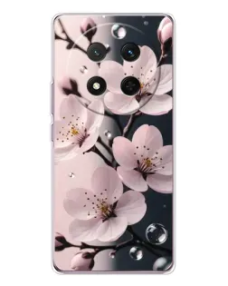 Чохол для Huawei Honor Magic 7 Lite з картинкою «Ніжня сакура та краплі» Чохол для Huawei Honor Magic 7 Lite з картинкою «Ніжня сакура та краплі»