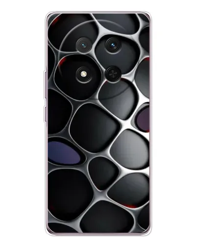 Чехол для Huawei Honor Magic 7 Lite с картинкой «Объемная темная решетка»