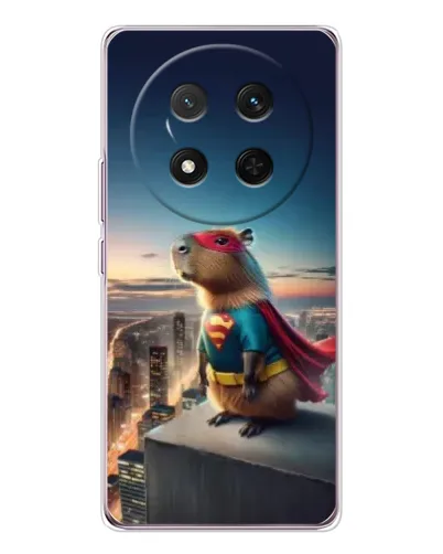 Чехол для Huawei Honor Magic 7 Lite с картинкой «Капи-мен супергерой»