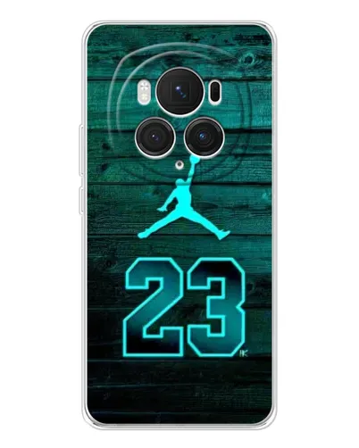 Чехол для Huawei Honor Magic 7 Pro с картинкой «Jordan Cyan 23»