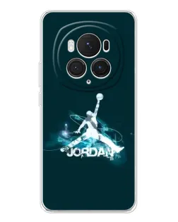 Чехол для Huawei Honor Magic 7 Pro с картинкой «Jordan Blue Fire»