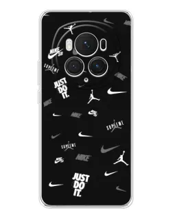 Чехол для Huawei Honor Magic 7 Pro с картинкой «Nike Black Pattern»