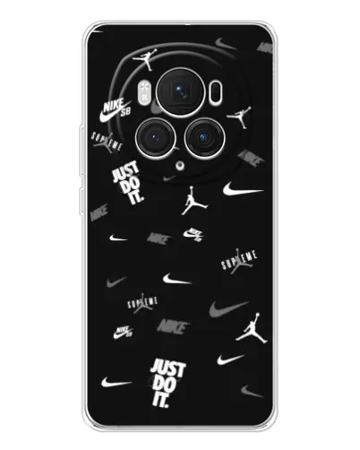 Чехол для Huawei Honor Magic 7 Pro с картинкой «Nike Black Pattern»