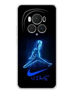 Чехол для Huawei Honor Magic 7 Pro с картинкой «Jordan Neon Blue»